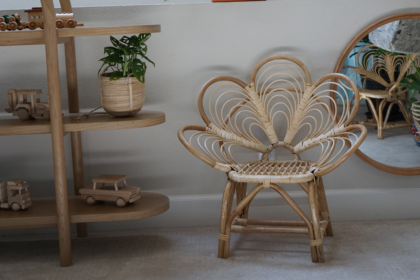 Bloom Rattan Children's Chair – Sun-kissed Littles
