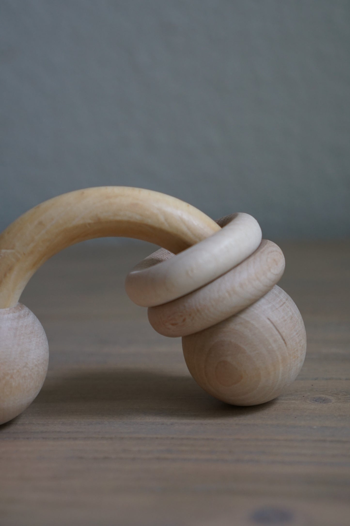 Rainbow Wooden Rattle