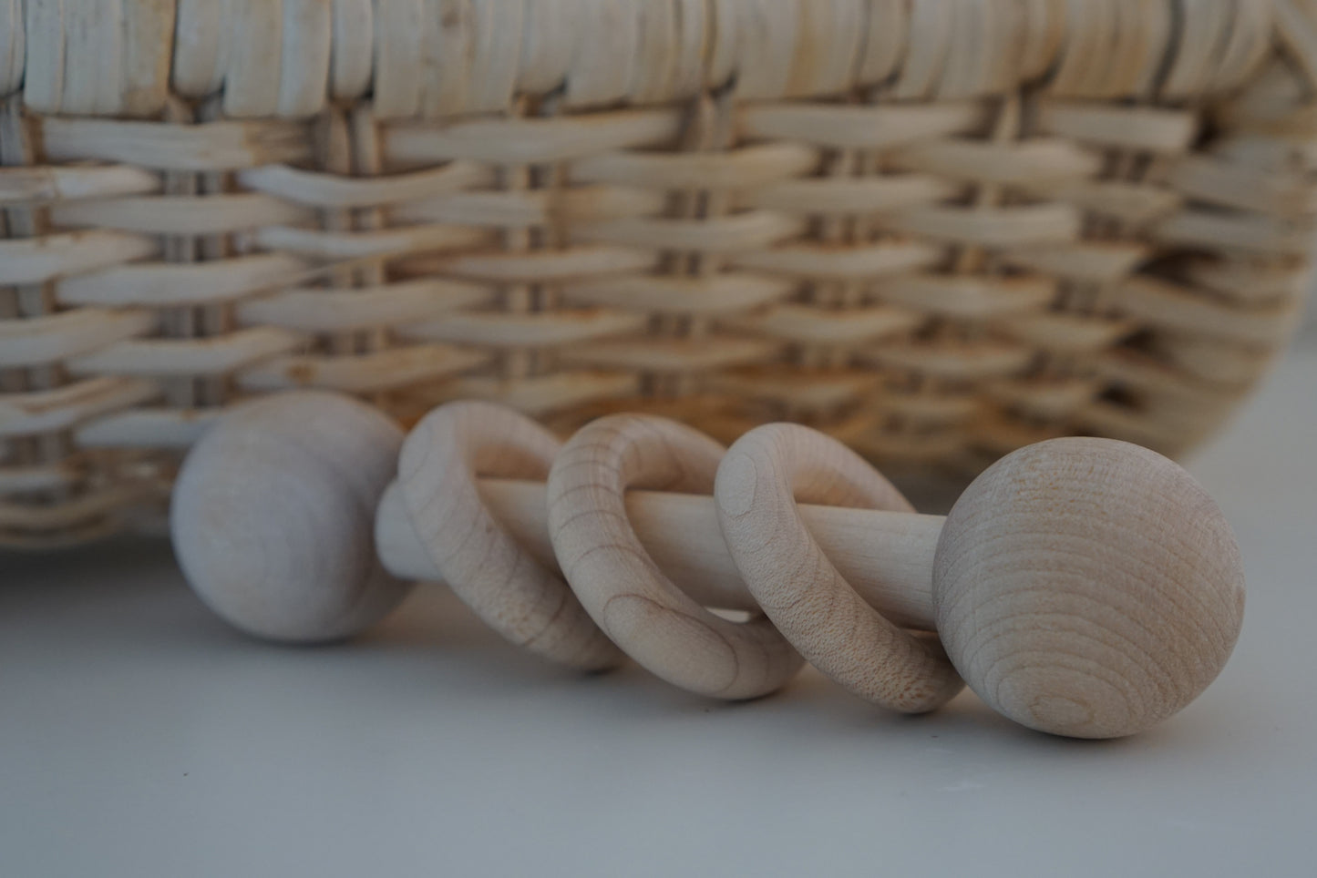 Organic Wooden Rattle