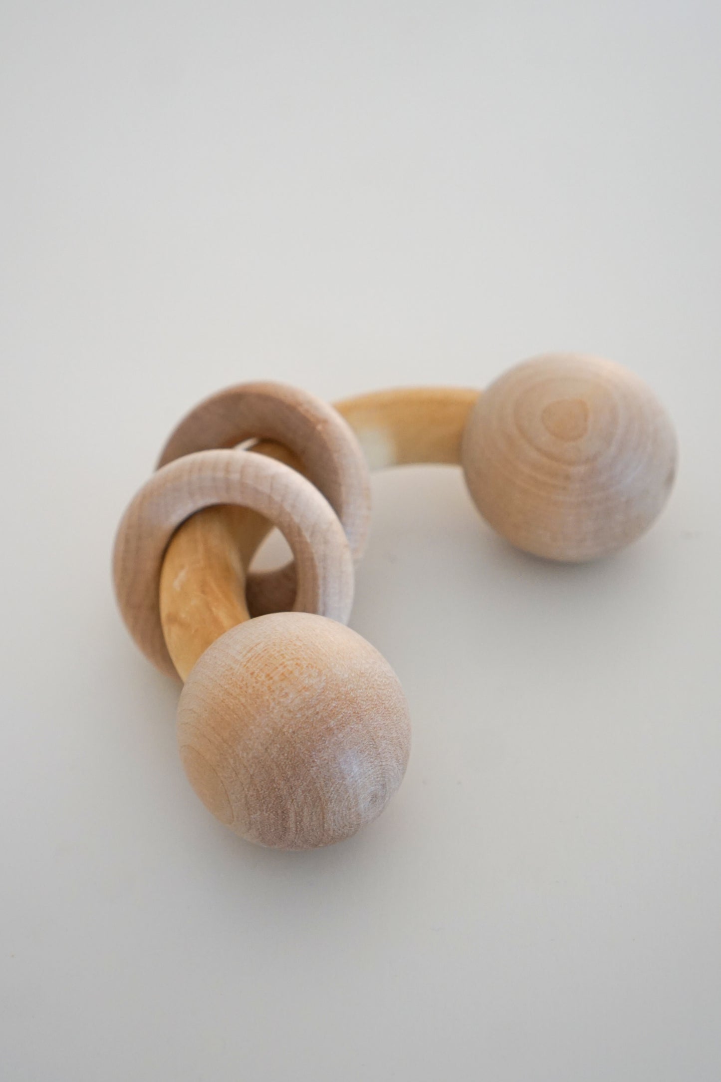 Rainbow Wooden Rattle