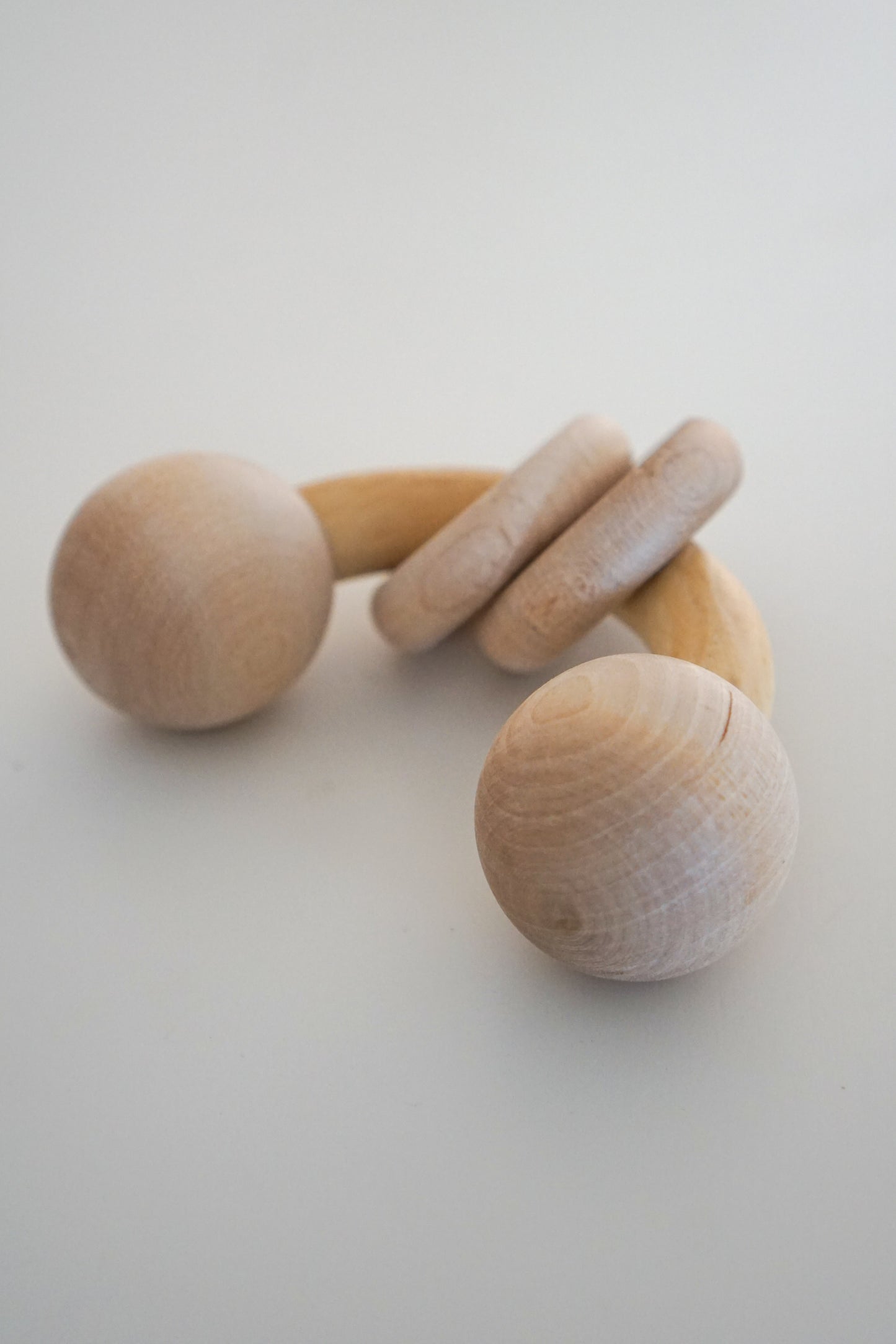 Rainbow Wooden Rattle