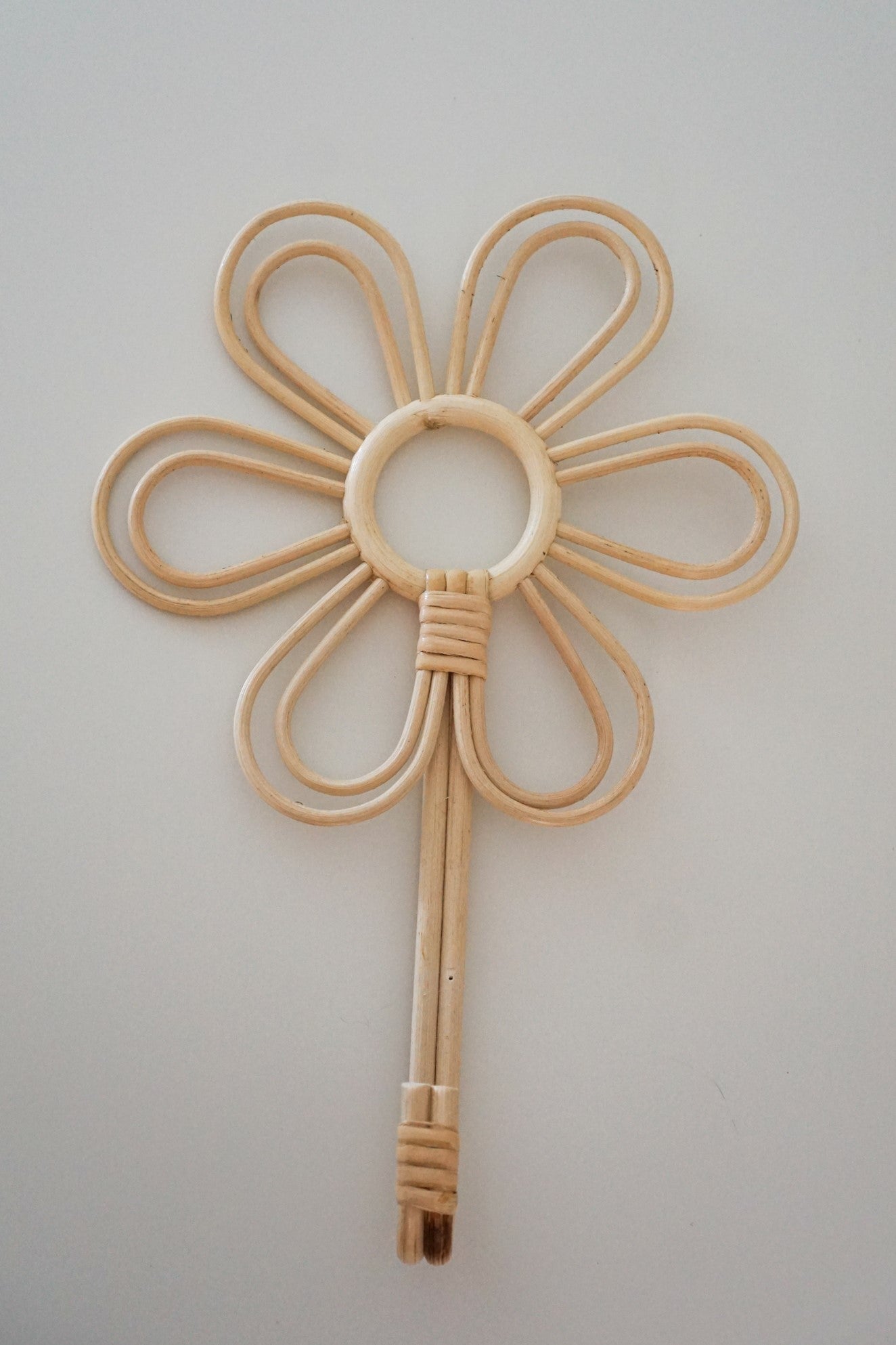 Rattan Flower Wall Hook