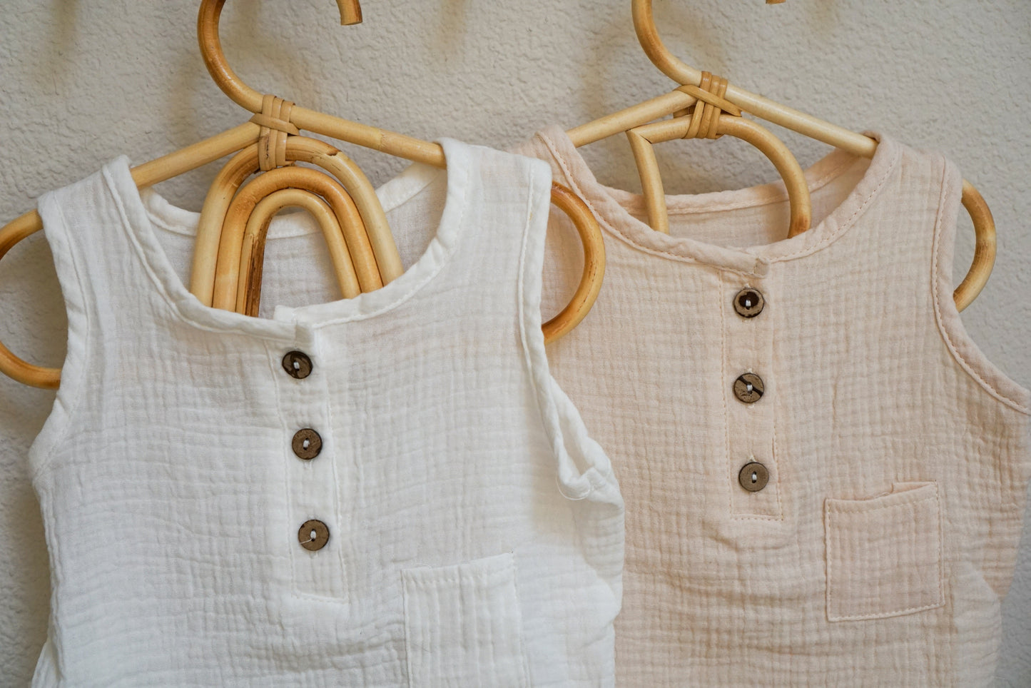 Oat Sleeveless Romper