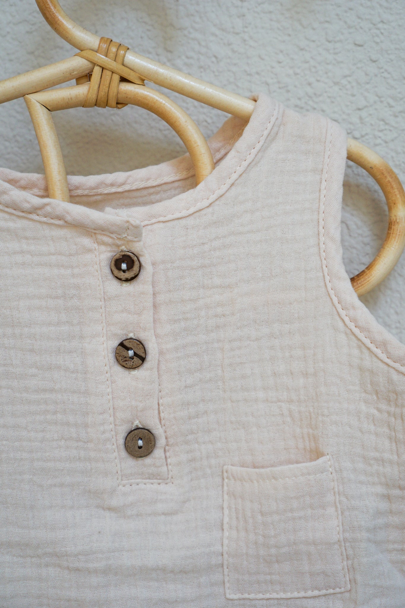 Oat Sleeveless Romper