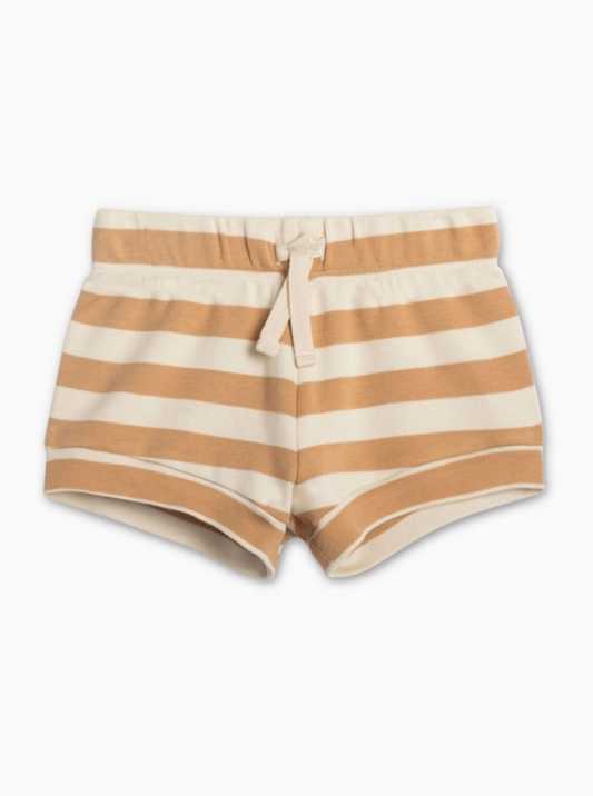 Tan Striped Short